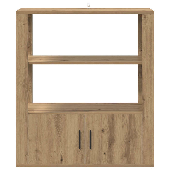 Bufet stejar artizanal 30 x 80 x 90 cm Lemn compozit - WALTI WALTI