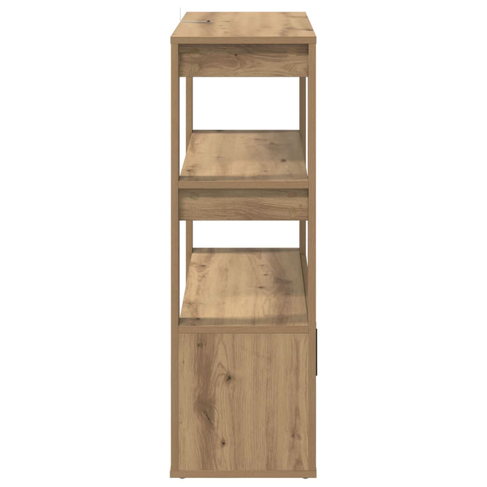 Bufet stejar artizanal 30 x 80 x 90 cm Lemn compozit - WALTI WALTI
