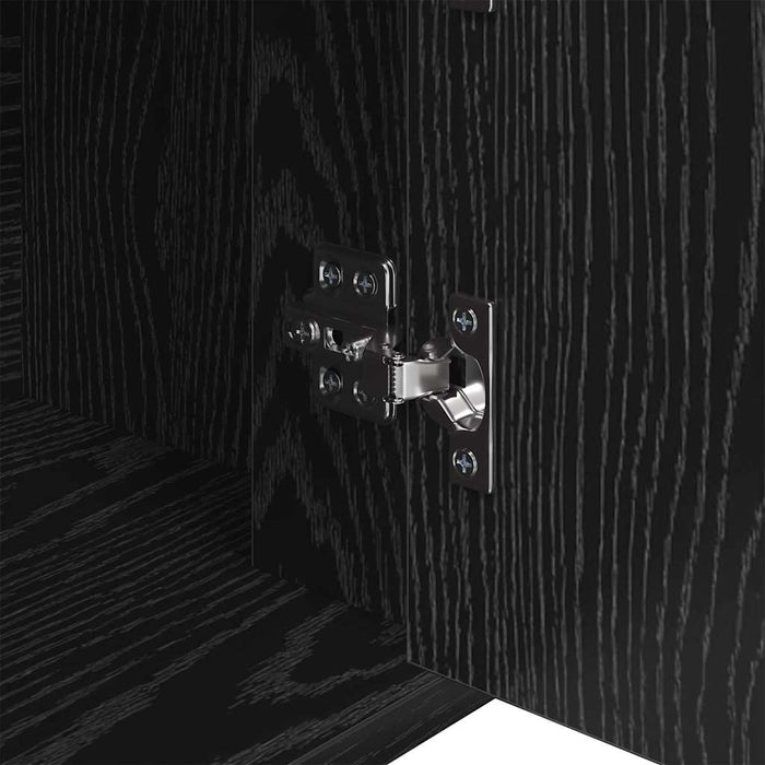 Bufet Stejar negru 30 x 80 x 90 cm Lemn compozit - WALTI WALTI