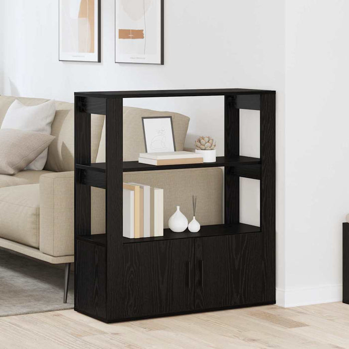 Bufet Stejar negru 30 x 80 x 90 cm Lemn compozit - WALTI WALTI