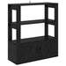 Bufet Stejar negru 30 x 80 x 90 cm Lemn compozit - WALTI WALTI