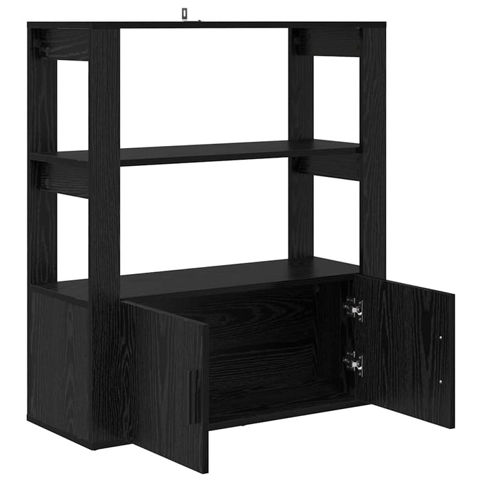 Bufet Stejar negru 30 x 80 x 90 cm Lemn compozit - WALTI WALTI