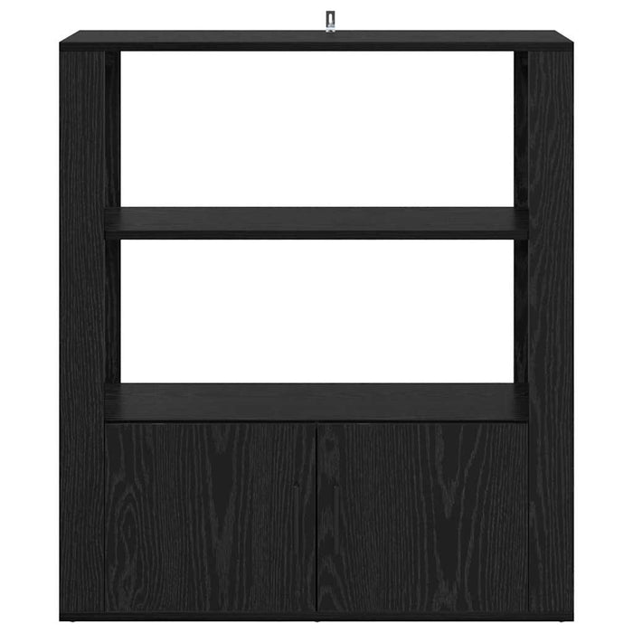Bufet Stejar negru 30 x 80 x 90 cm Lemn compozit - WALTI WALTI