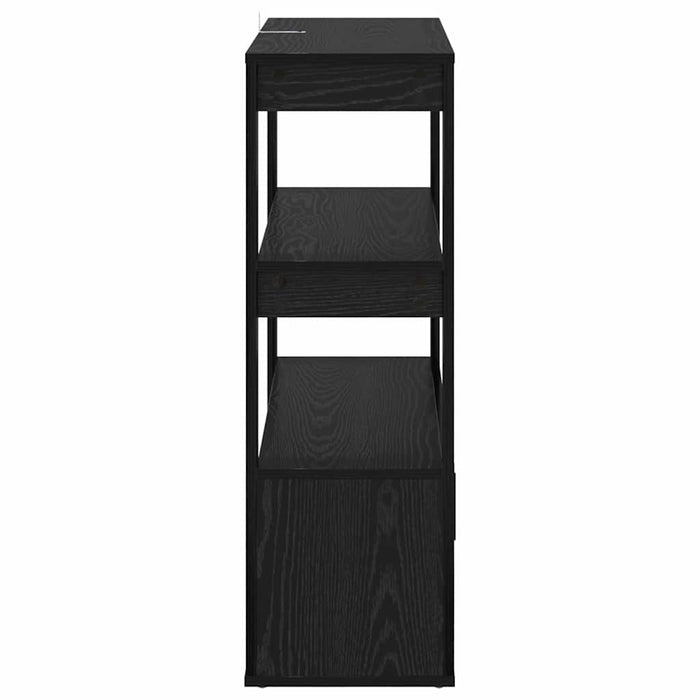 Bufet Stejar negru 30 x 80 x 90 cm Lemn compozit - WALTI WALTI