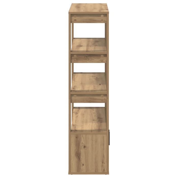 Bufet stejar artizanal 30 x 80 x 119.5 cm Lemn compozit - WALTI WALTI