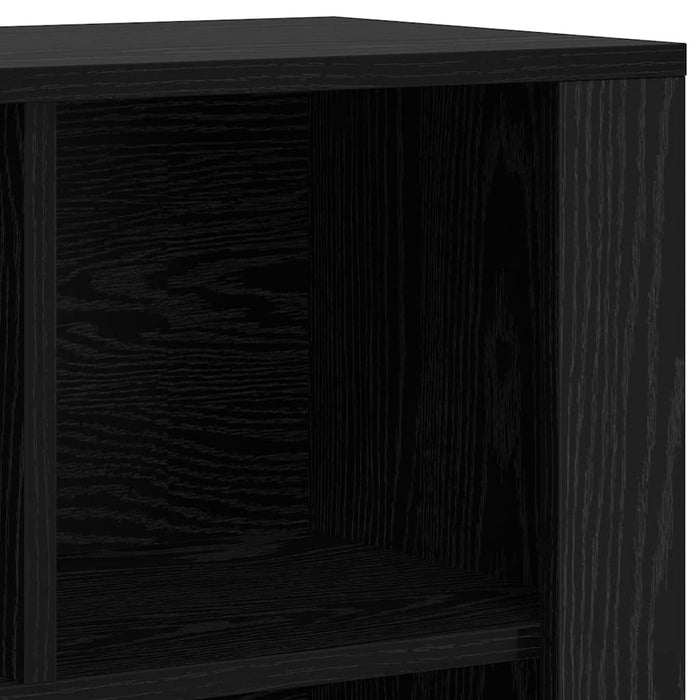 Bufet Stejar Negru 80 x 30 x 53 cm Lemn compozit - WALTI WALTI