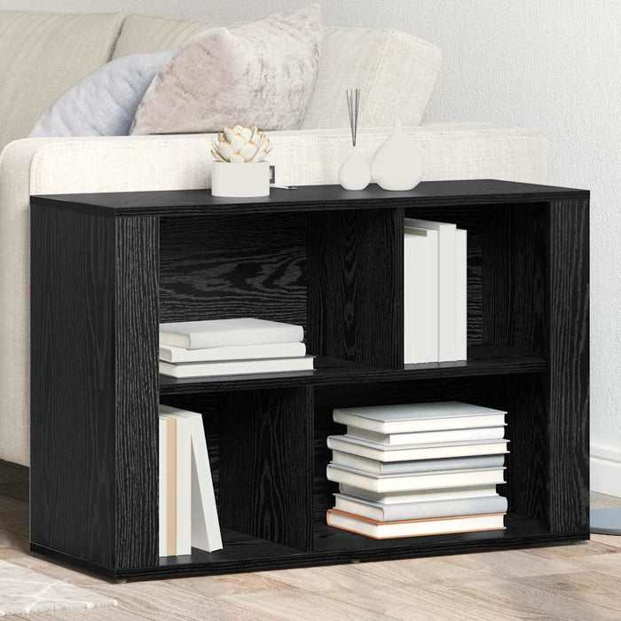 Bufet Stejar Negru 80 x 30 x 53 cm Lemn compozit - WALTI WALTI