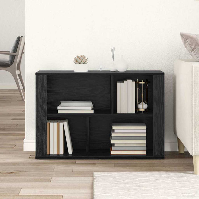 Bufet Stejar Negru 80 x 30 x 53 cm Lemn compozit - WALTI WALTI