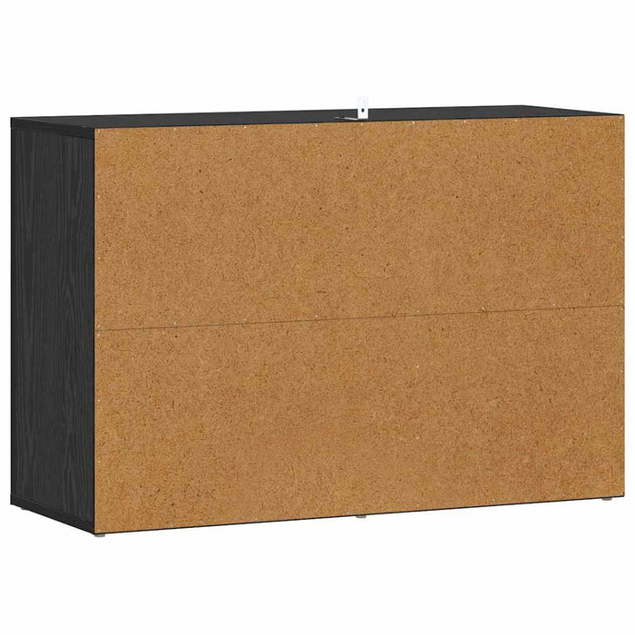 Bufet Stejar Negru 80 x 30 x 53 cm Lemn compozit - WALTI WALTI