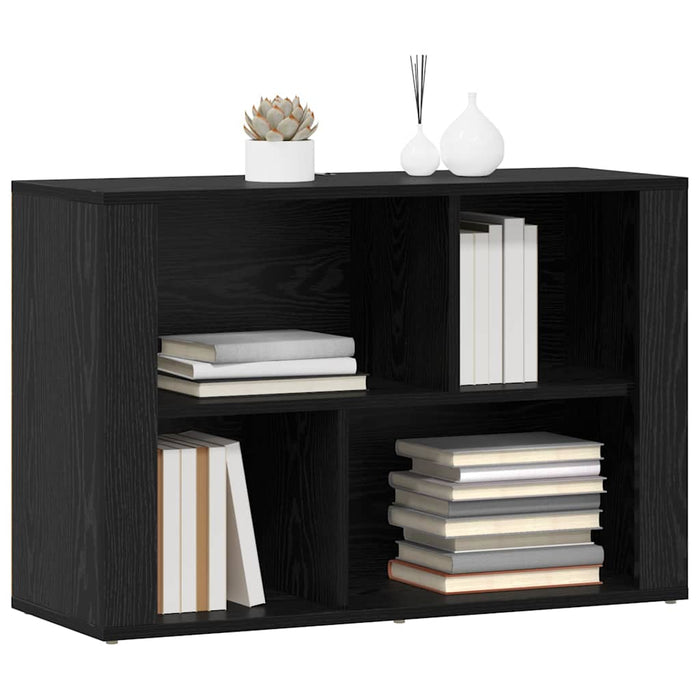 Bufet Stejar Negru 80 x 30 x 53 cm Lemn compozit - WALTI WALTI