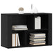 Bufet Stejar Negru 80 x 30 x 53 cm Lemn compozit - WALTI WALTI