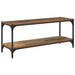 Cabinet TV Lemn Vechi 100x33x41cm Lemn Ingineresc și Fier - WALTI WALTI
