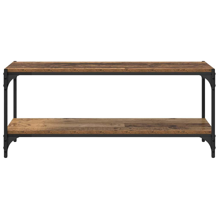 Cabinet TV Lemn Vechi 100x33x41cm Lemn Ingineresc și Fier - WALTI WALTI