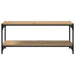 Cabinet TV Stejar Artizanal 100x33x41cm Lemn Ingineresc și Fier - WALTI WALTI