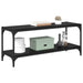 Cabinet TV Stejar Negru 100x33x41cm Lemn Ingineresc și Fier - WALTI WALTI