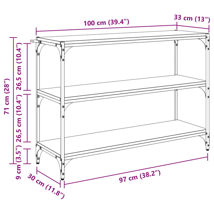Dulap pentru cărți Lemn vechi 100 x 33 x 70,5 cm - WALTI WALTI
