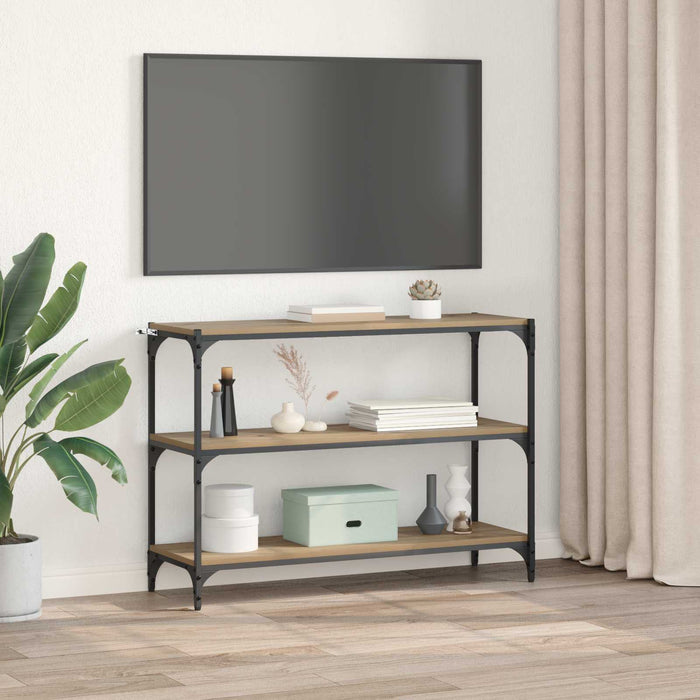 Dulap pentru cărți stejar artizanal 100 x 33 x 70,5 cm WALTI