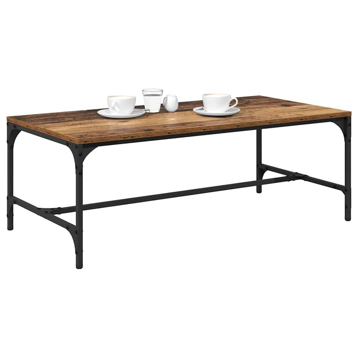 Masă de cafea Lemn Vechi 100 x 50 x 35 cm Lemn compozit - WALTI WALTI