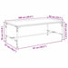 Masă de cafea Lemn Vechi 100 x 50 x 35 cm Lemn compozit - WALTI WALTI