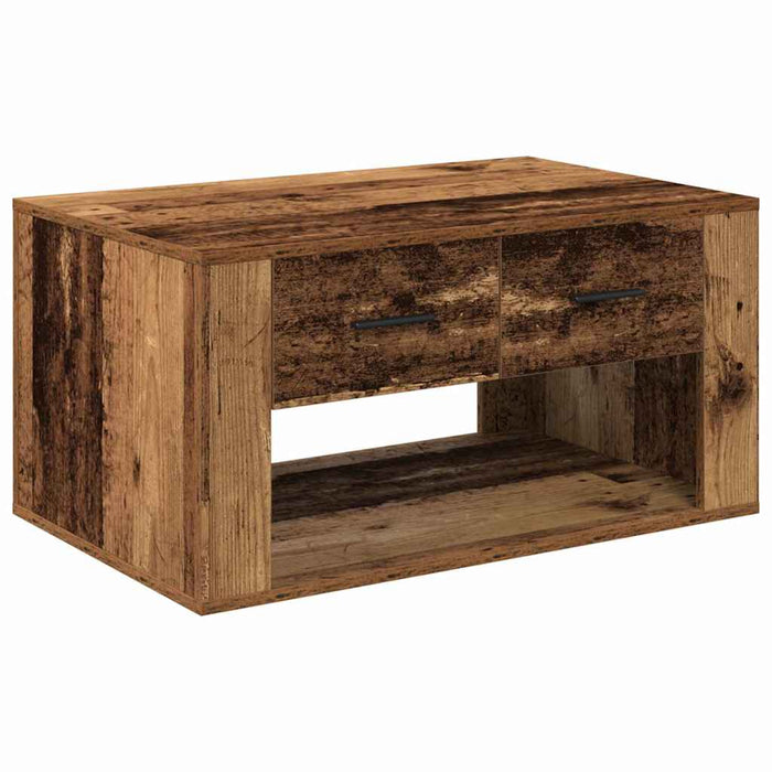 Masă de cafea Lemn Vechi 80 x 50 x 40 cm Lemn compozit - WALTI WALTI