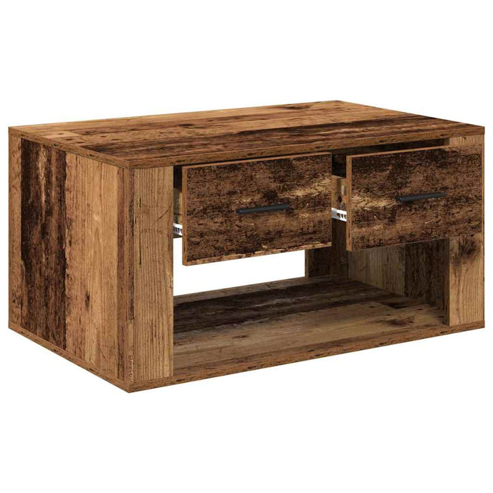 Masă de cafea Lemn Vechi 80 x 50 x 40 cm Lemn compozit - WALTI WALTI