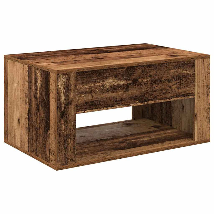 Masă de cafea Lemn Vechi 80 x 50 x 40 cm Lemn compozit - WALTI WALTI