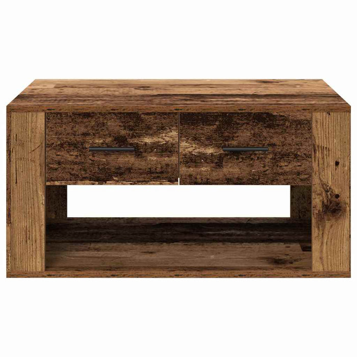 Masă de cafea Lemn Vechi 80 x 50 x 40 cm Lemn compozit - WALTI WALTI