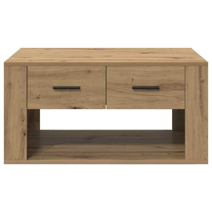 Masă de cafea Stejar Artizanal 80 x 50 x 40 cm Lemn compozit - WALTI WALTI