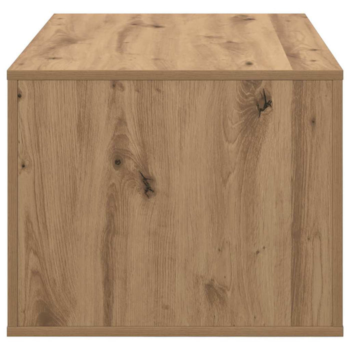 Masă de cafea Stejar Artizanal 80 x 50 x 40 cm Lemn compozit - WALTI WALTI