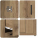 Bufet Stejar Artizanal 100 x 33 x 59.5 cm Lemn compozit - WALTI WALTI