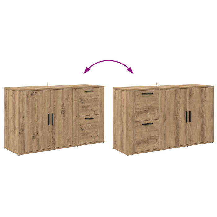Bufet Stejar Artizanal 100 x 33 x 59.5 cm Lemn compozit - WALTI WALTI