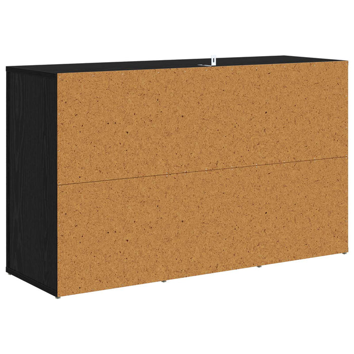Bufet cu sertar Stejar Negru 100 x 33 x 59.5 cm Lemn compozit - WALTI WALTI