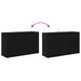 Bufet cu sertar Stejar Negru 100 x 33 x 59.5 cm Lemn compozit - WALTI WALTI
