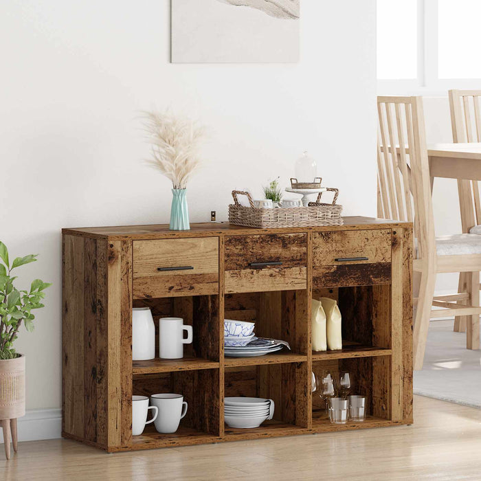 Bufet cu sertar Lemn Vechi 100 x 30 x 59,5 cm Lemn compozit - WALTI WALTI