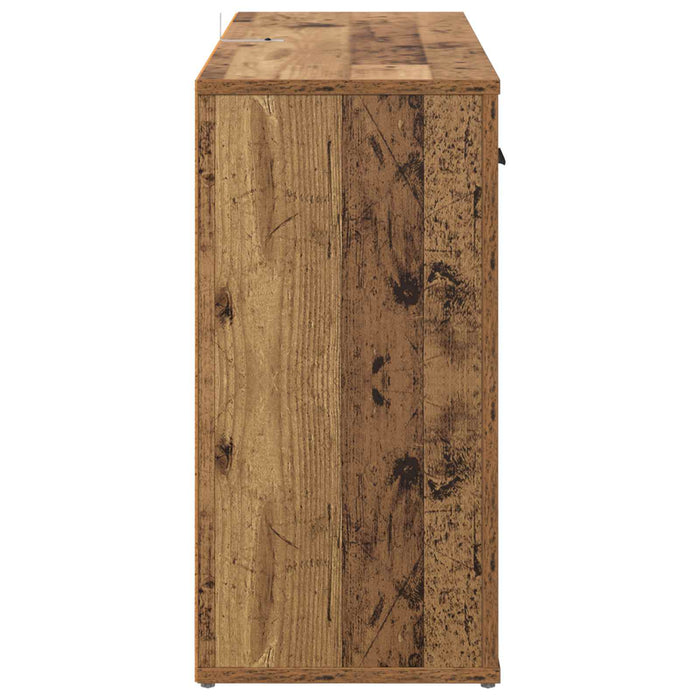 Bufet cu sertar Lemn Vechi 100 x 30 x 59,5 cm Lemn compozit - WALTI WALTI