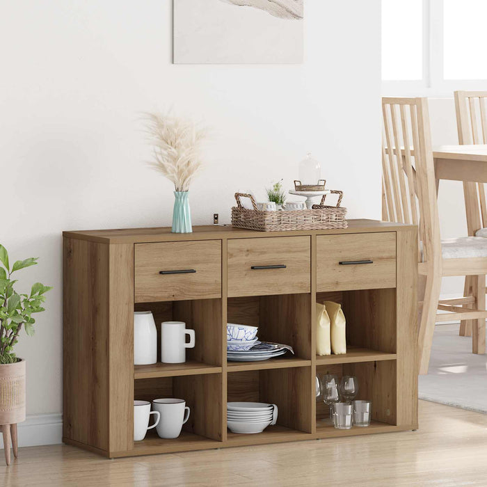 Bufet Stejar Artizanal 100 x 30 x 59,5 cm Lemn compozit - WALTI WALTI