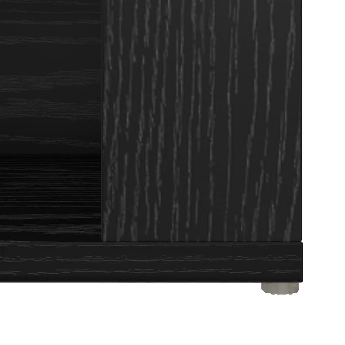 Bufet cu sertar Stejar Negru 100 x 30 x 59,5 cm Lemn compozit - WALTI WALTI