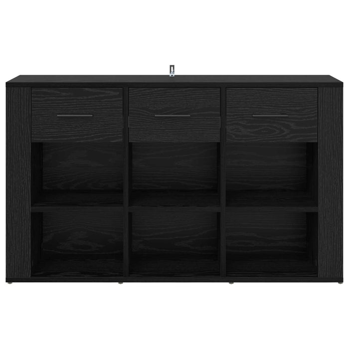 Bufet cu sertar Stejar Negru 100 x 30 x 59,5 cm Lemn compozit - WALTI WALTI