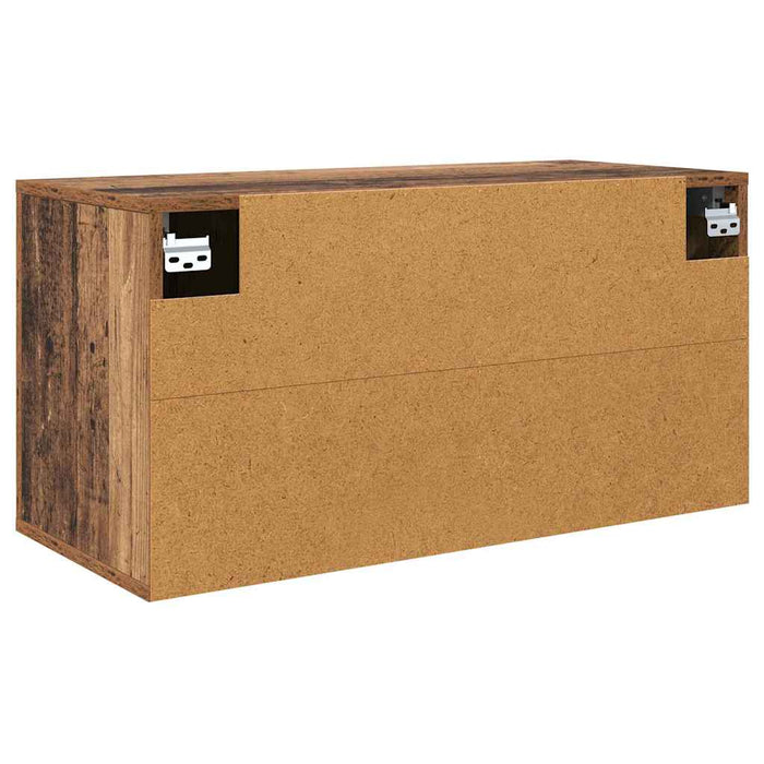 Dulap TV montat pe perete Lemn vechi 80 x 34.5 x 40 cm - WALTI WALTI