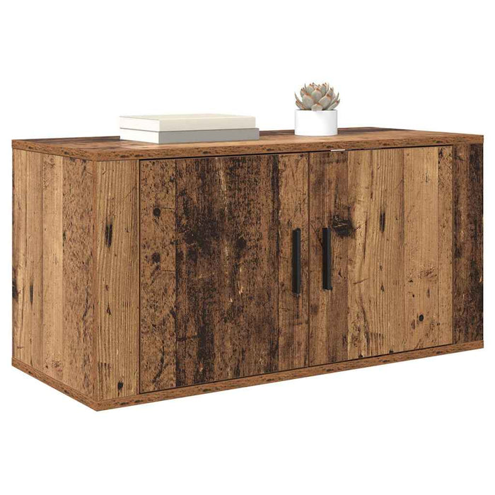 Dulap TV montat pe perete Lemn vechi 80 x 34.5 x 40 cm - WALTI WALTI
