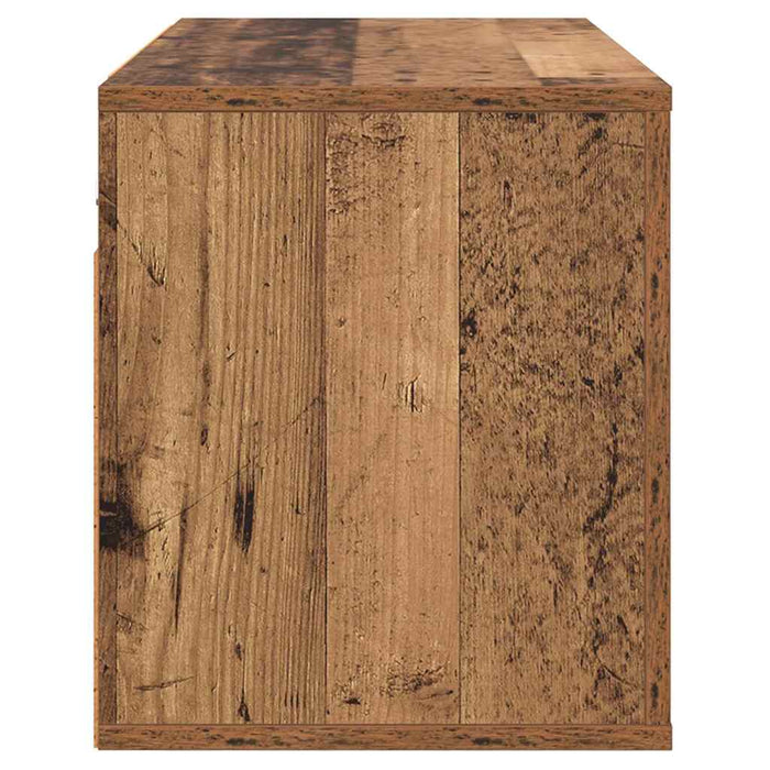 Dulap TV montat pe perete Lemn vechi 80 x 34.5 x 40 cm - WALTI WALTI