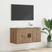 Dulap TV montat pe perete stejar artizanal 80 x 34.5 x 40 cm - WALTI WALTI