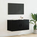 Dulap TV montat pe perete Stejar negru 80 x 34.5 x 40 cm - WALTI WALTI