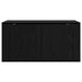Dulap TV montat pe perete Stejar negru 80 x 34.5 x 40 cm - WALTI WALTI