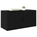 Dulap TV montat pe perete Stejar negru 80 x 34.5 x 40 cm - WALTI WALTI
