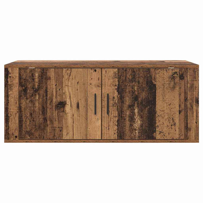 Dulap TV montat pe perete Lemn Vechi 100 x 34,5 x 40 cm - WALTI WALTI