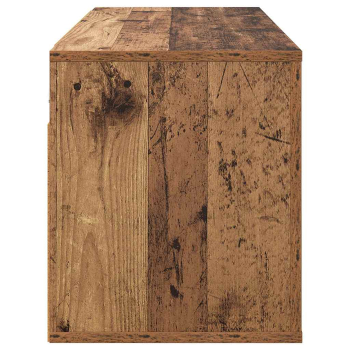 Dulap TV montat pe perete Lemn Vechi 100 x 34,5 x 40 cm - WALTI WALTI
