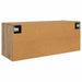 Dulap TV montat pe perete Stejar Artizanal 100 x 34,5 x 40 cm - WALTI WALTI