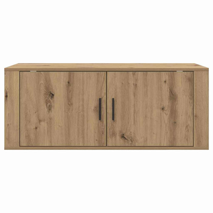 Dulap TV montat pe perete Stejar Artizanal 100 x 34,5 x 40 cm - WALTI WALTI