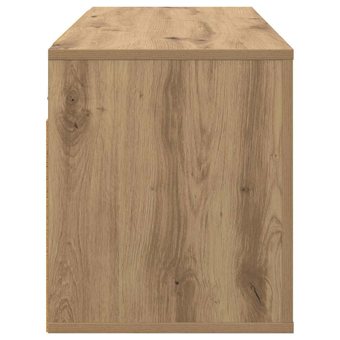 Dulap TV montat pe perete Stejar Artizanal 100 x 34,5 x 40 cm - WALTI WALTI